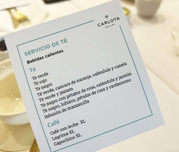 opciones de tes carlota